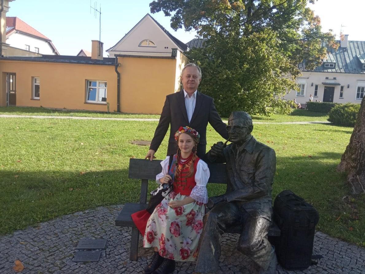 Na zdjęciu: Zuzanna Okseniuk oraz Wojciech Pukowiec